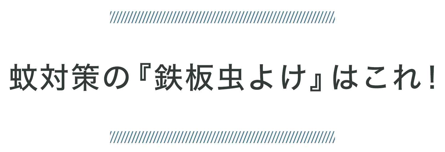 鉄板虫除けはこれ！